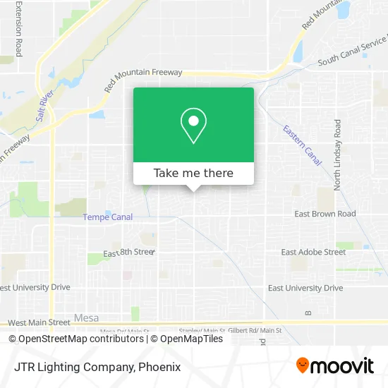 JTR Lighting Company map