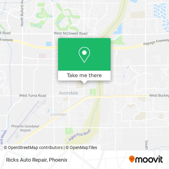 Ricks Auto Repair map