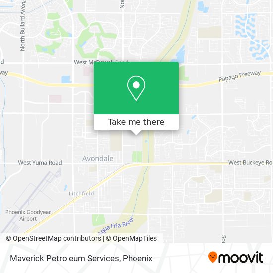 Maverick Petroleum Services map