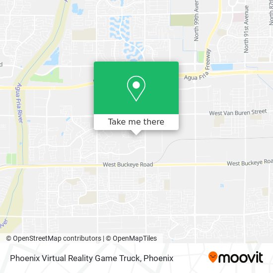 Phoenix Virtual Reality Game Truck map