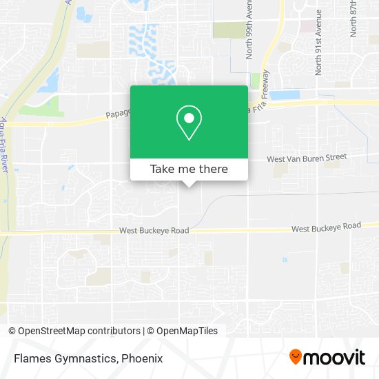 Mapa de Flames Gymnastics