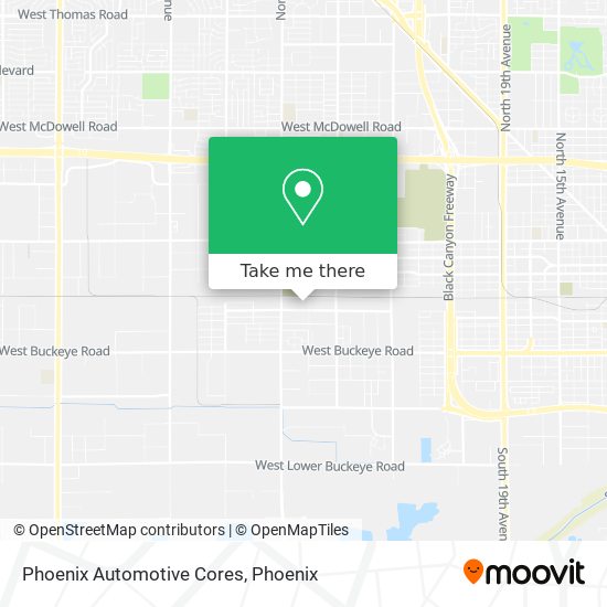 Phoenix Automotive Cores map