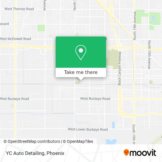 YC Auto Detailing map