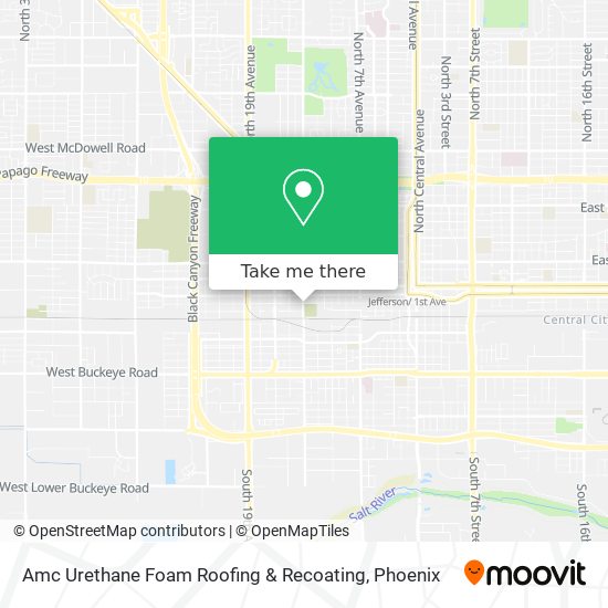 Amc Urethane Foam Roofing & Recoating map