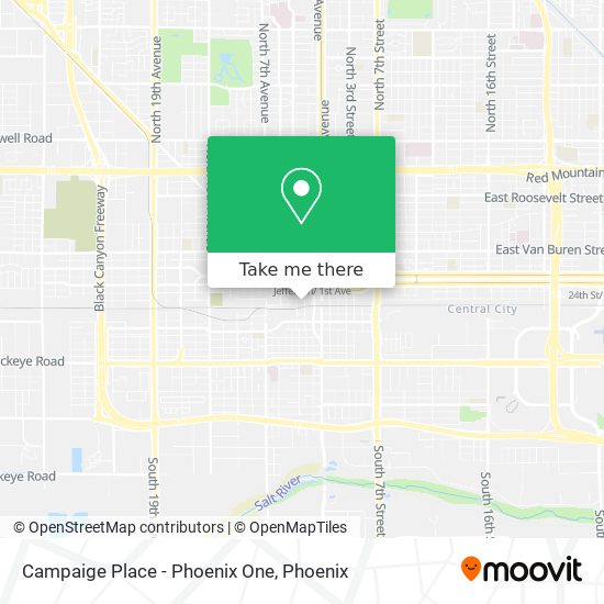 Mapa de Campaige Place - Phoenix One