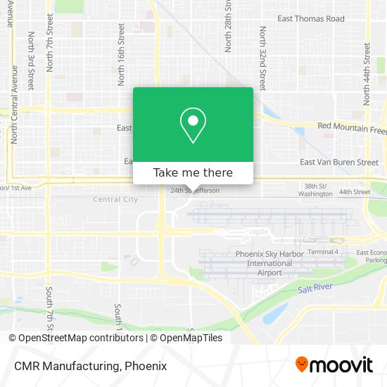 Mapa de CMR Manufacturing