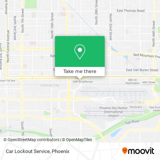 Car Lockout Service map