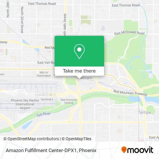 Mapa de Amazon Fulfillment Center-DPX1