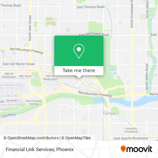 Financial Link Services map