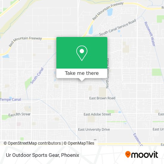 Ur Outdoor Sports Gear map