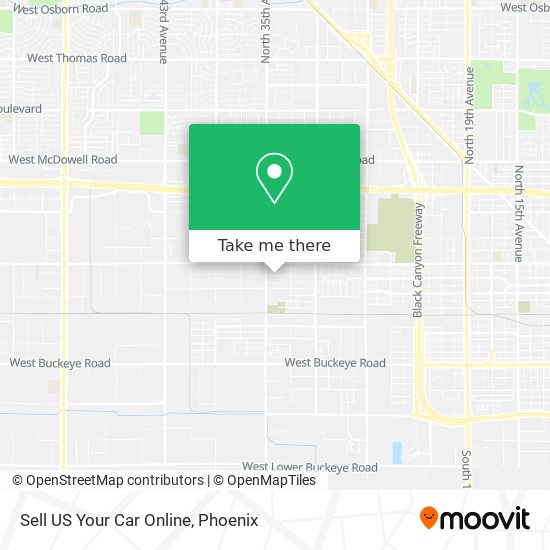 Sell US Your Car Online map