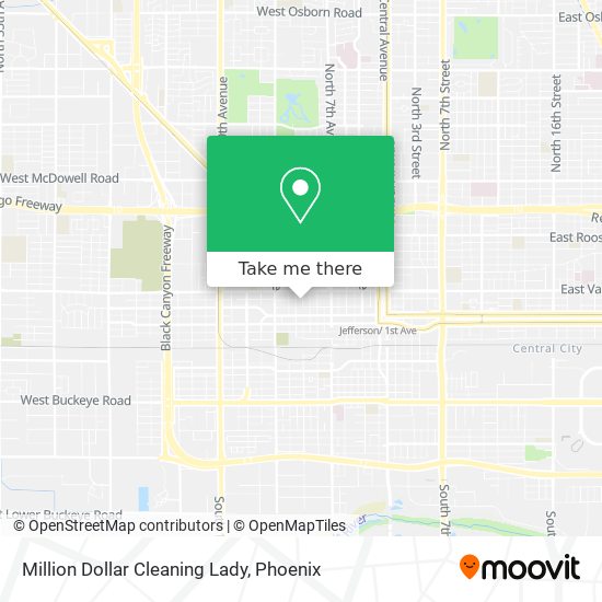 Million Dollar Cleaning Lady map
