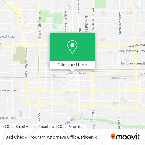 Bad Check Program-Attorneys Office map