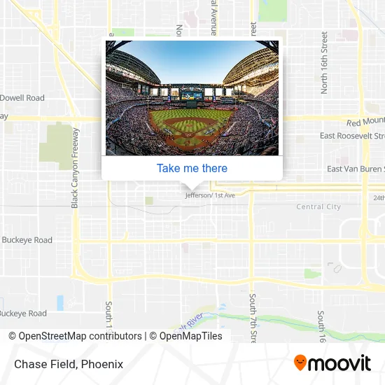 Chase Field map