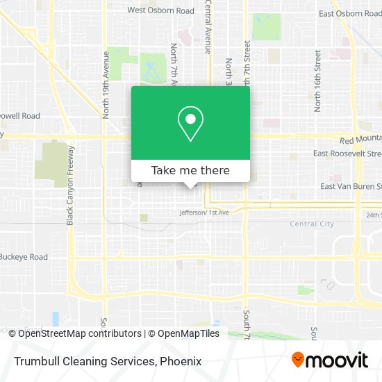 Trumbull Cleaning Services map