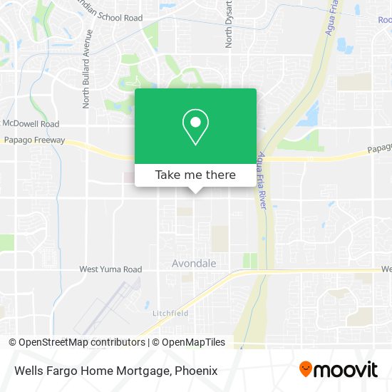 Wells Fargo Home Mortgage map