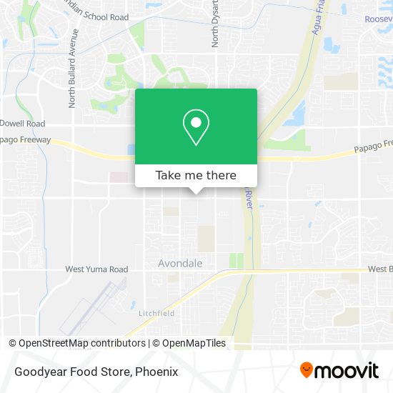 Goodyear Food Store map