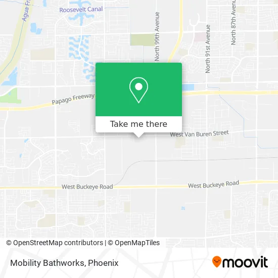 Mobility Bathworks map