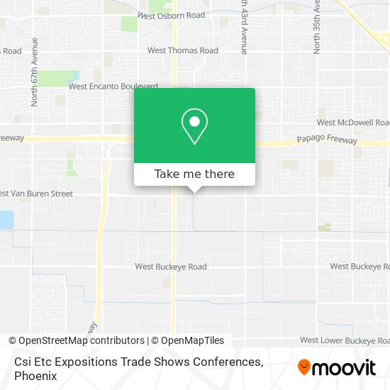 Csi Etc Expositions Trade Shows Conferences map