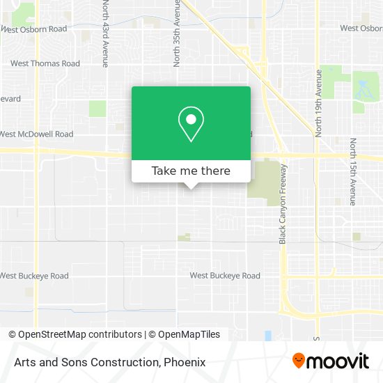 Arts and Sons Construction map