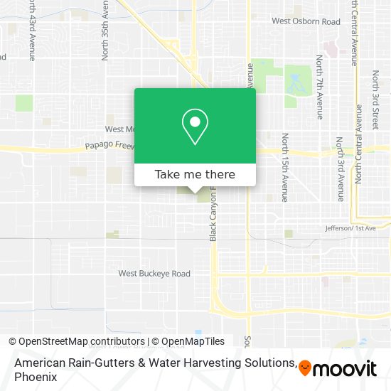 Mapa de American Rain-Gutters & Water Harvesting Solutions