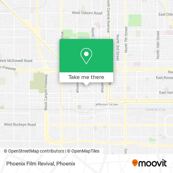 Phoenix Film Revival map