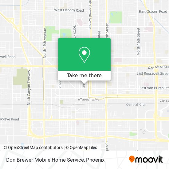 Don Brewer Mobile Home Service map