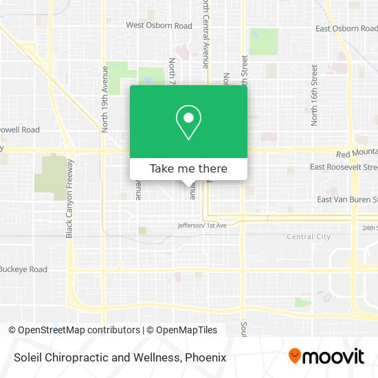 Soleil Chiropractic and Wellness map