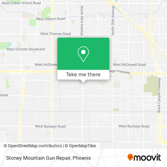 Stoney Mountain Gun Repair map