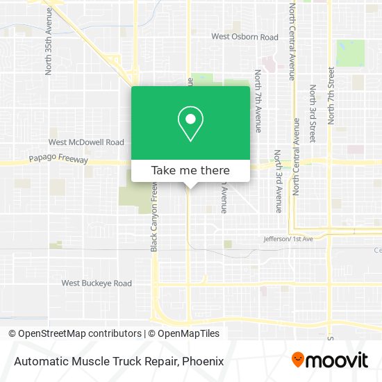 Mapa de Automatic Muscle Truck Repair