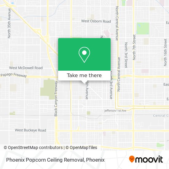 Phoenix Popcorn Ceiling Removal map