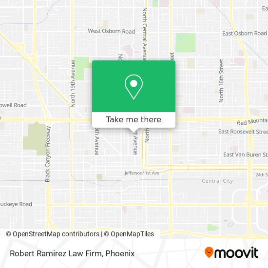 Mapa de Robert Ramirez Law Firm