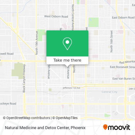 Natural Medicine and Detox Center map