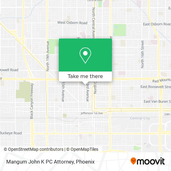 Mangum John K PC Attorney map