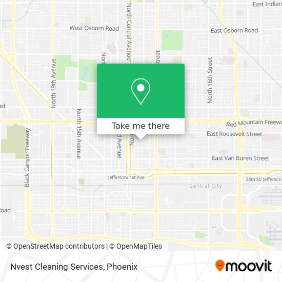 Mapa de Nvest Cleaning Services