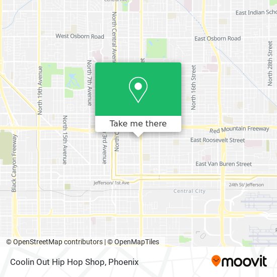 Mapa de Coolin Out Hip Hop Shop