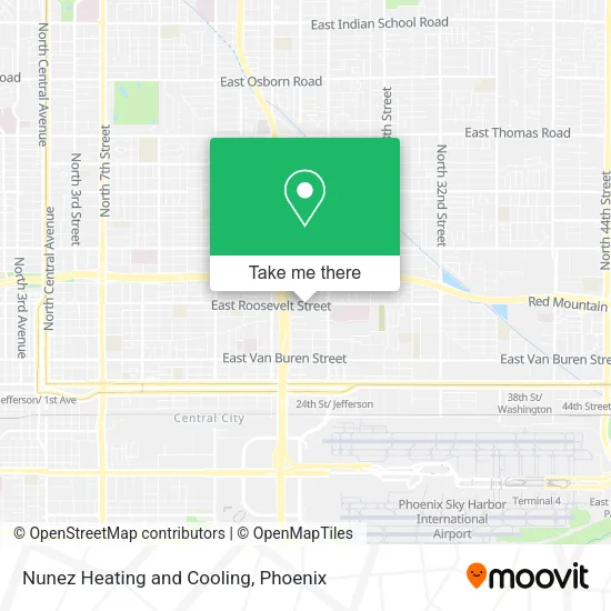 Nunez Heating and Cooling map