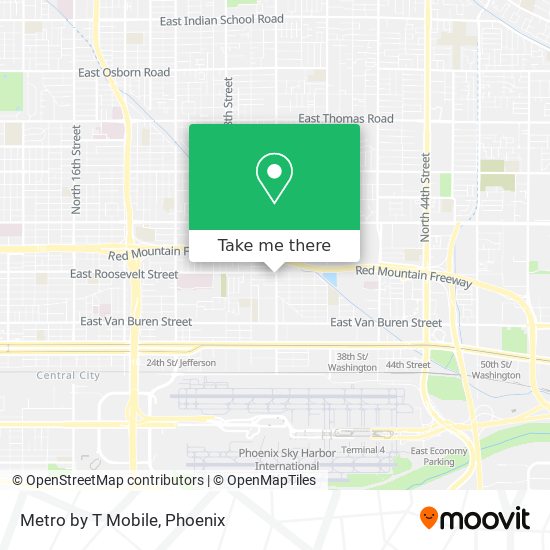 Metro by T Mobile map