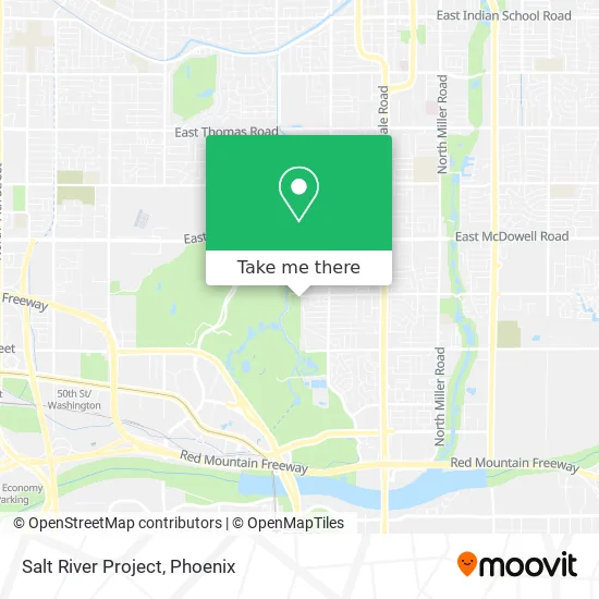 Salt River Project map
