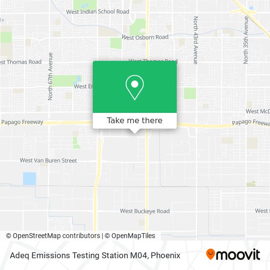 Adeq Emissions Testing Station M04 map