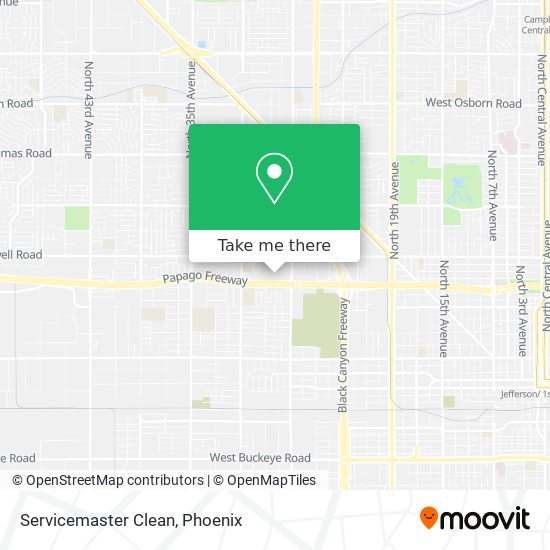 Servicemaster Clean map