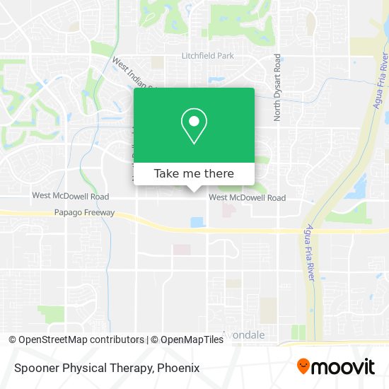 Spooner Physical Therapy map