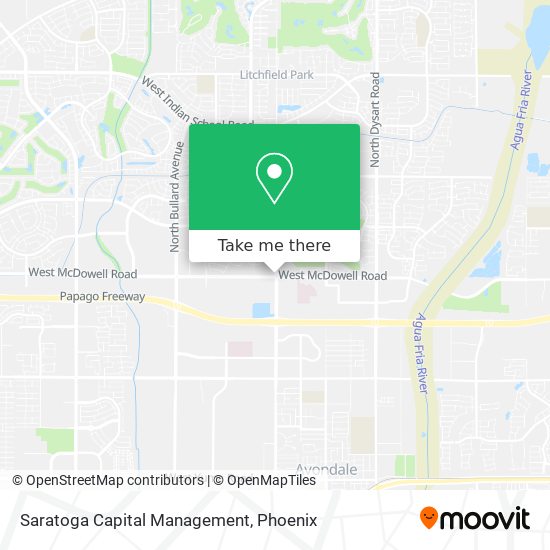 Mapa de Saratoga Capital Management