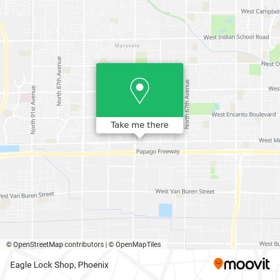 Eagle Lock Shop map