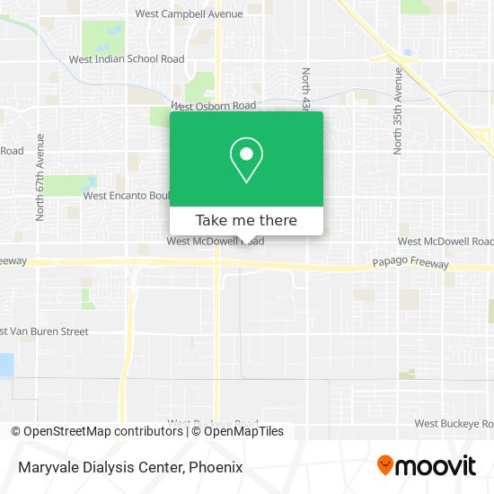 Mapa de Maryvale Dialysis Center