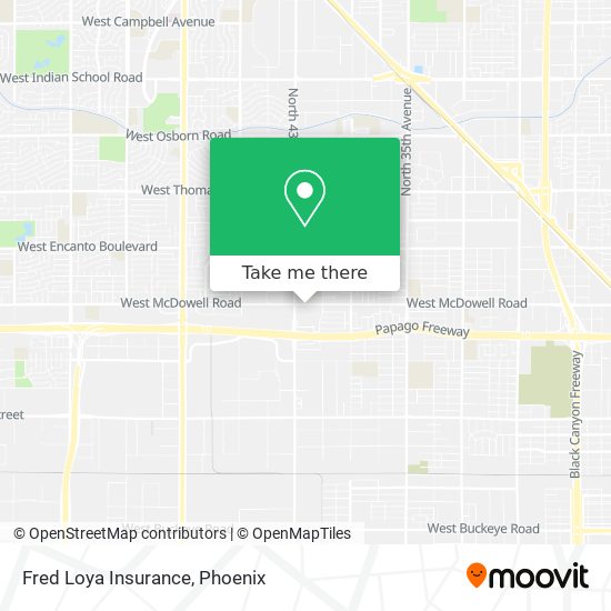 Fred Loya Insurance map