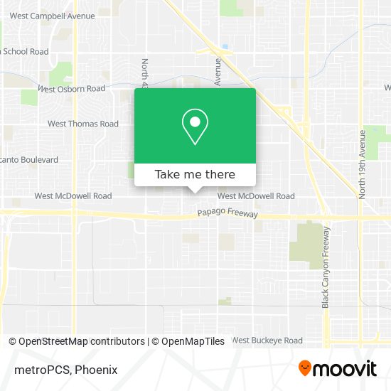 metroPCS map