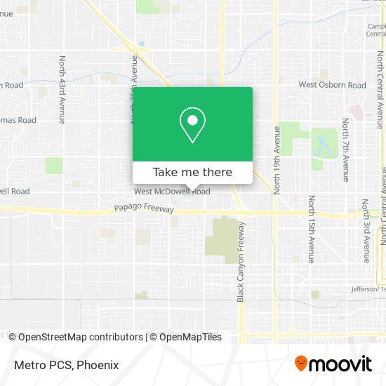 Metro PCS map