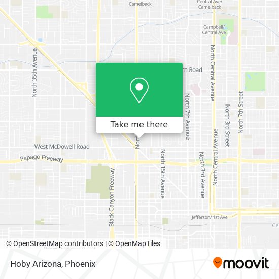 Mapa de Hoby Arizona