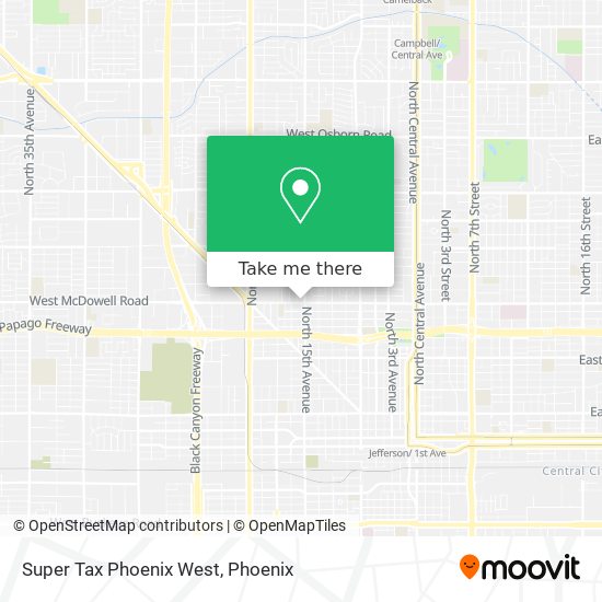 Mapa de Super Tax Phoenix West